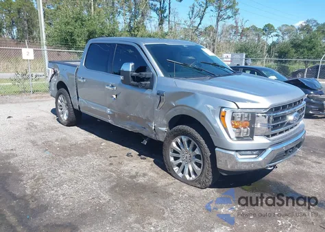 2021 Ford F-150 Lariat из США, поврежденный, VIN 1FTFW1E82MKD89523